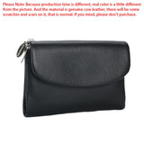 Royal Bagger Short Wallets for Women Genuine Cow Leather Fashion Coin Purse New Soft Cowhide Wallet Card Holder 1556