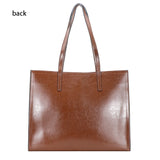 Royal Bagger Retro Genuine Leather Tote Bags, Large Capacity Top Handle Bag, Luxury Shoulder Purse for Women 1669