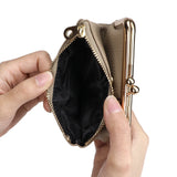 Royal Bagger Kiss Lock Short Wallet for Women Genuine Cow Leather Card Holder Fashion Casual Coin Purse Cute Change Pouch 1506